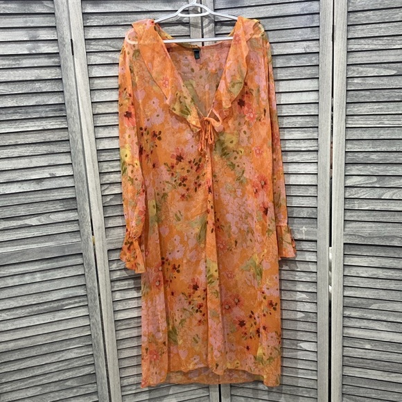 Wild Fable Ruffle Duster Jacket - Picture 3 of 5